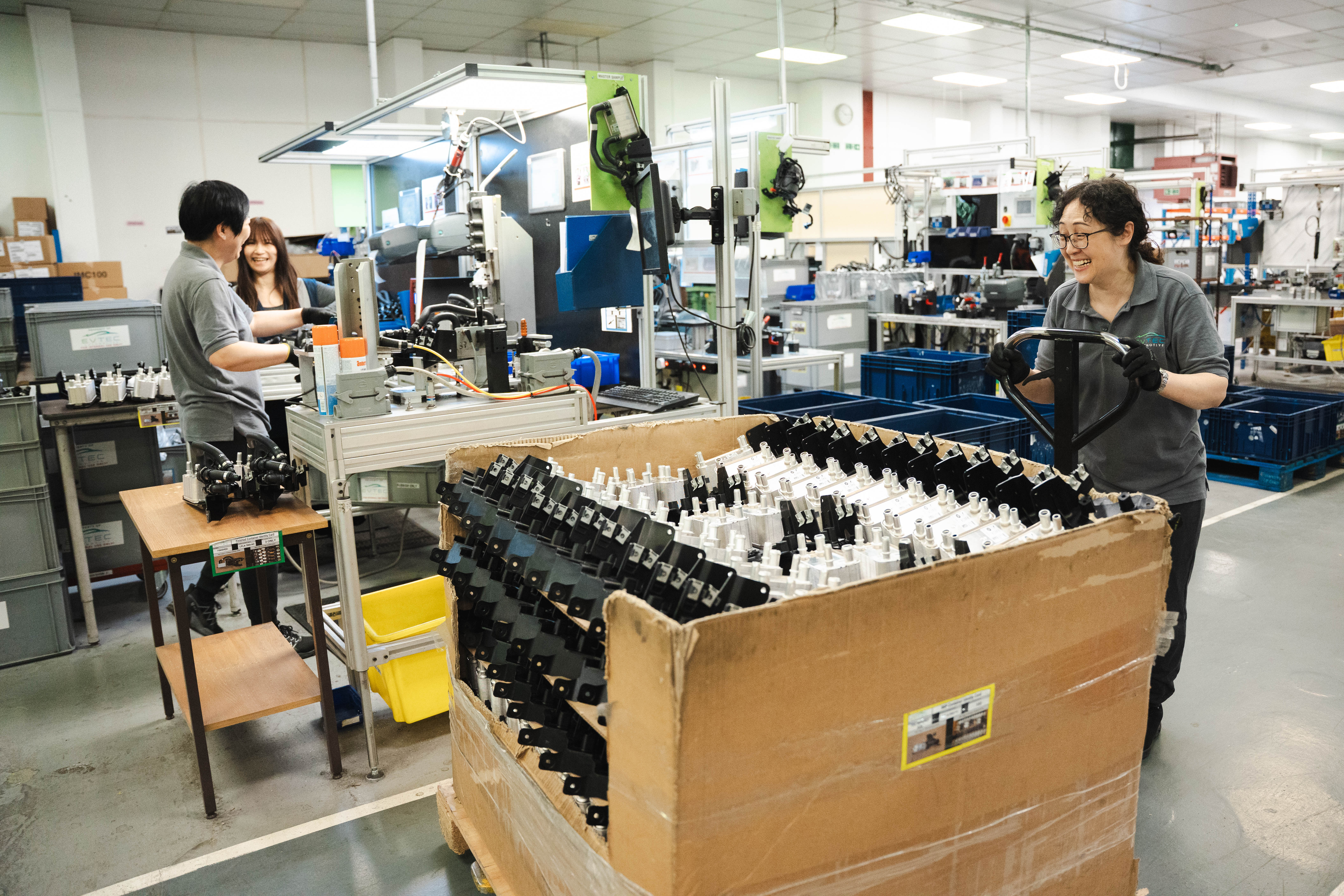 Evtec Automotive manufacturing photograph